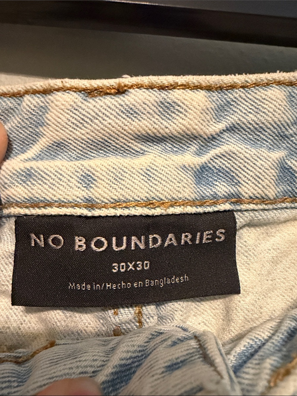 Light Blue Patchwork Women’s Jeans - Picture 2 of 5